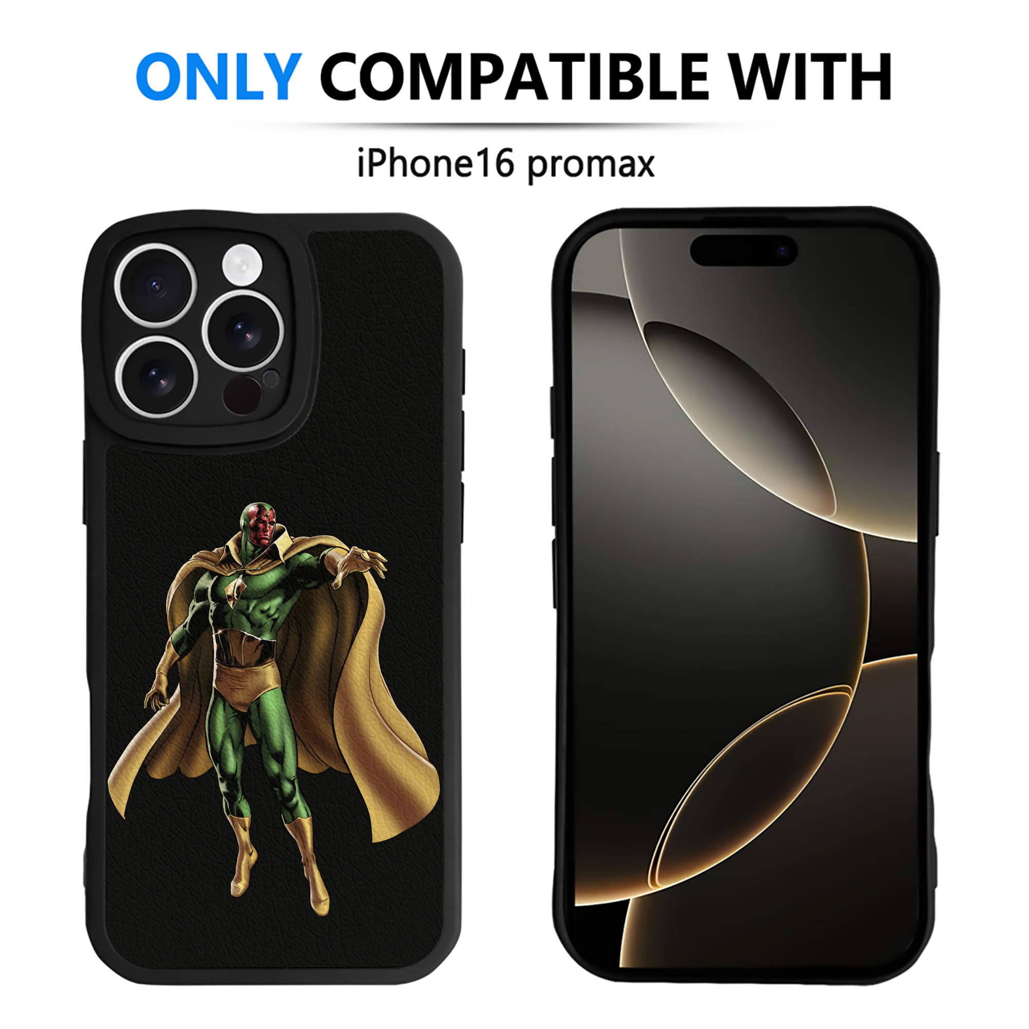 （画像用） アベンジャーズ The Avengers 【iPhone 16シリーズ対応】シリコンスマホケース（レザー調） 材質：シリコン